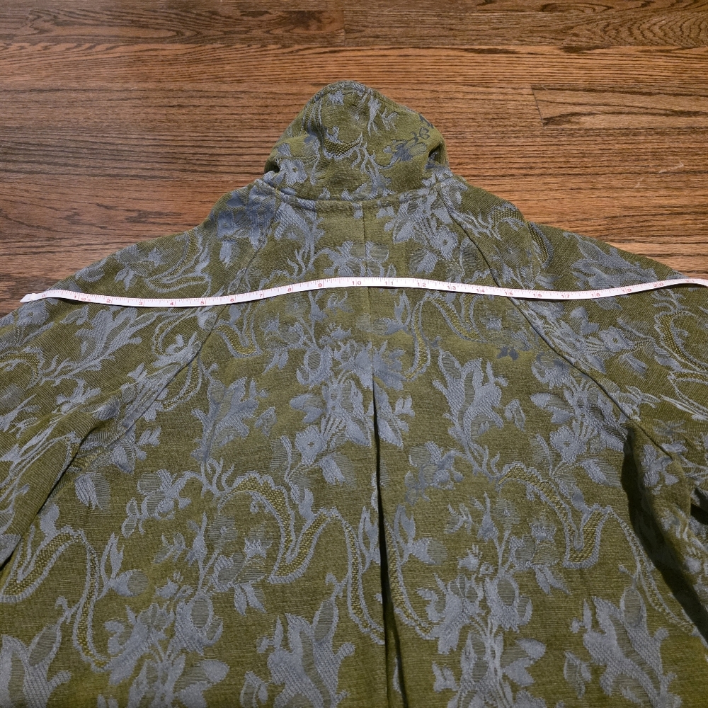 ivy jane Floral Cropped Swing Tapestry Jacket Babydoll Eclectic Grandma - Picture 9 of 9